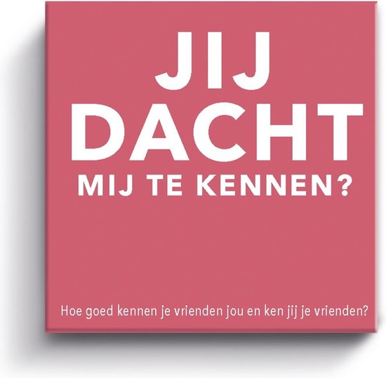 Tactic Gift Game - Jij Dacht Mij Te Kennen? - Roze