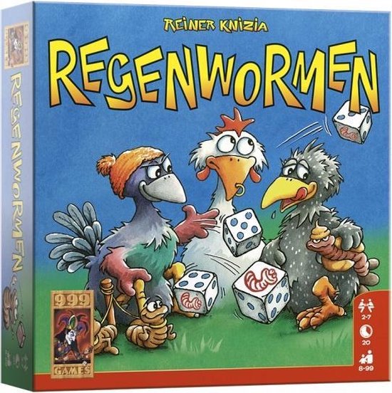 999Games Regenwormen - Blauw