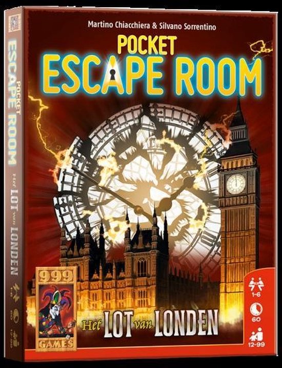 999Games Pocket Escape Room - Het Lot Van Londen