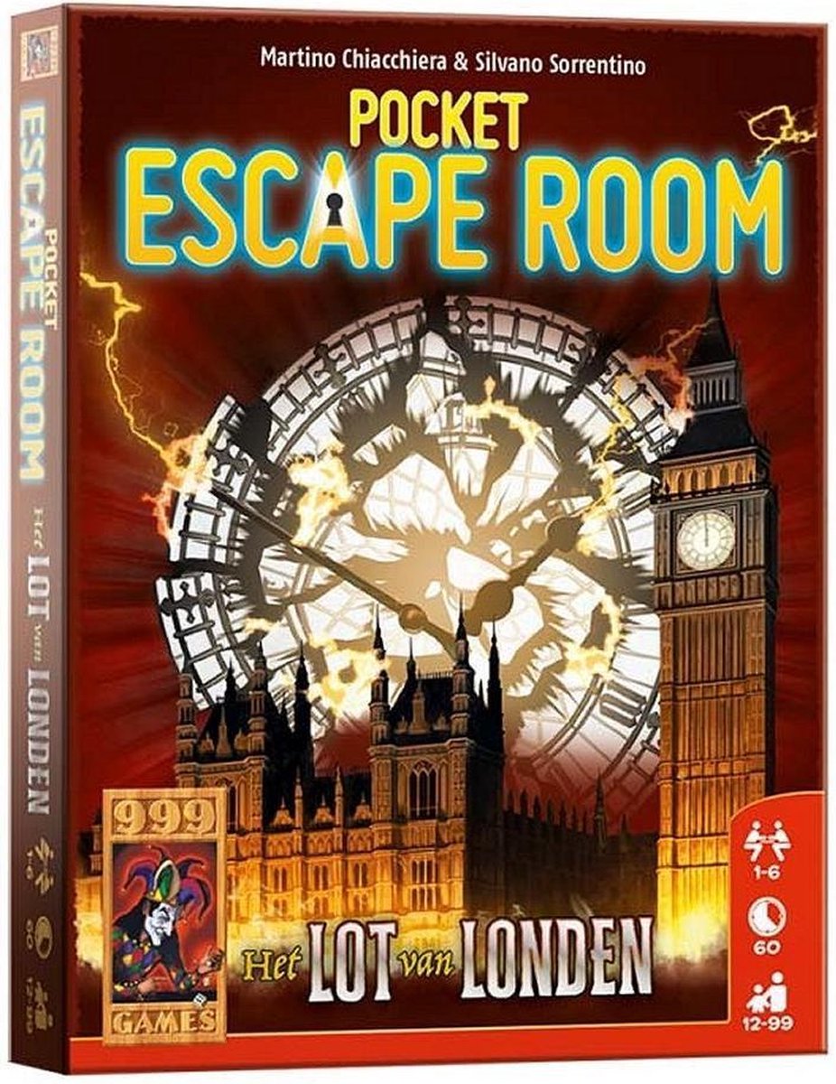 999Games Pocket Escape Room - Het Lot Van Londen