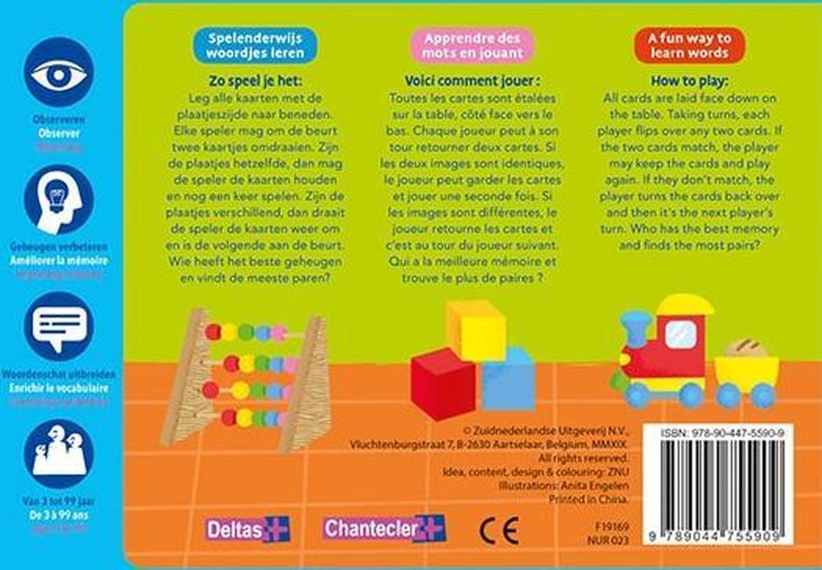 Memo Eerste Woordjes - Speelgoed / Memo Premiers Mots - Jouets