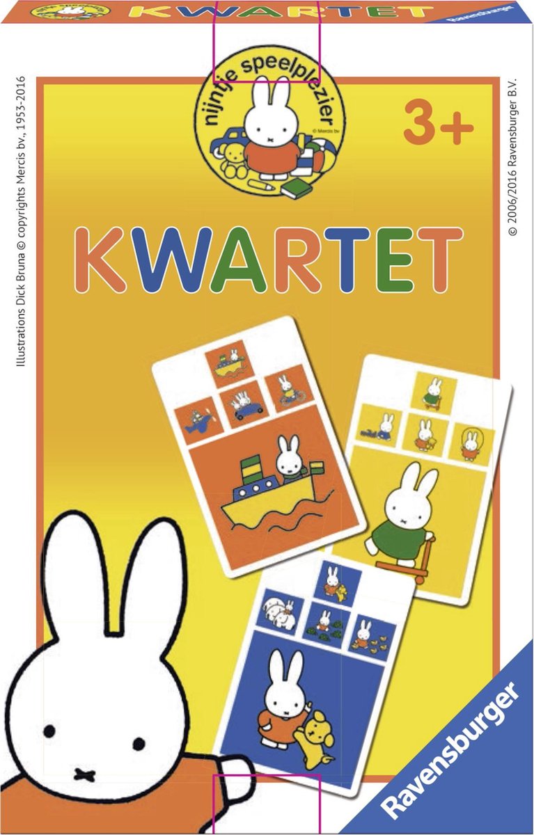 Ravensburger Nijntje Kwartet - Oranje