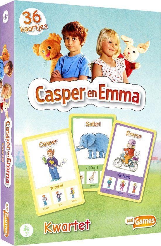 Just Games Casper En Emma Spel - Â Kwartet