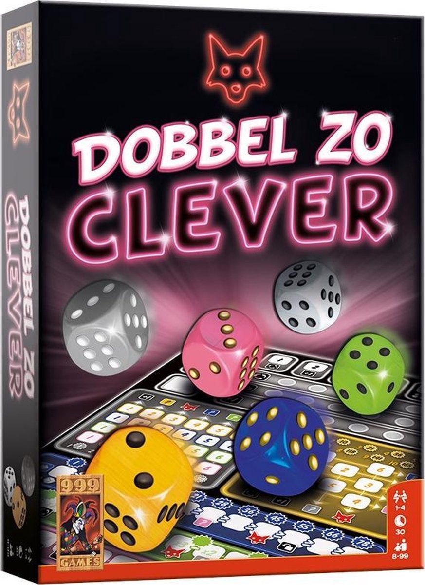 999Games Dobbel Zo Clever - Zwart