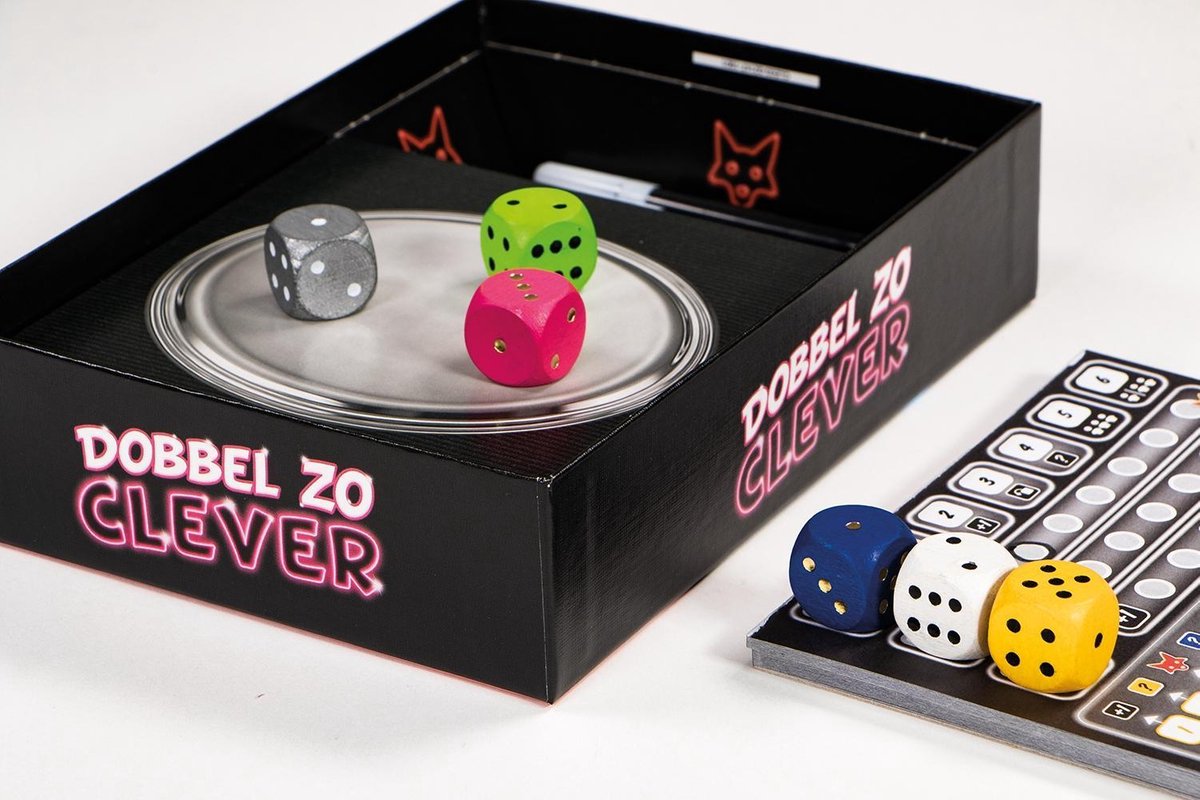 999Games Dobbel Zo Clever - Zwart