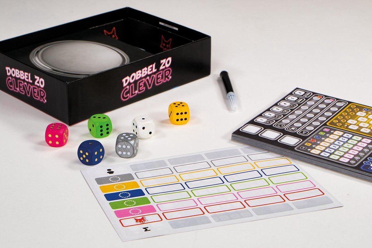 999Games Dobbel Zo Clever - Zwart