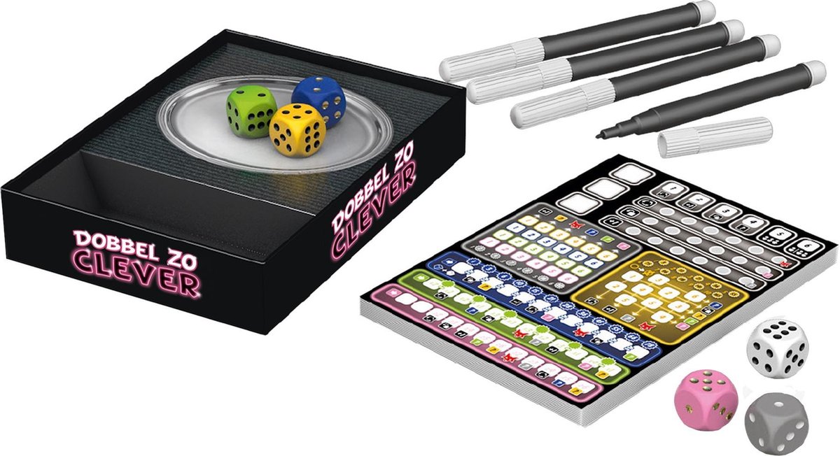 999Games Dobbel Zo Clever - Zwart