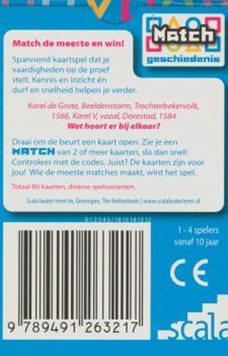 Match Kaartspel Match Geschiedenis