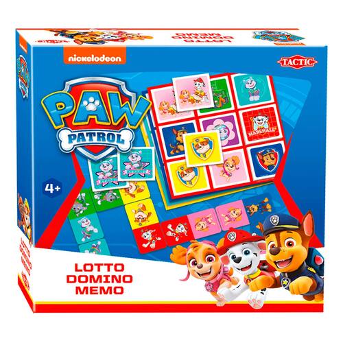 Tactic Paw Patrol 3-In-1 (Memo - Lotto - Domino)