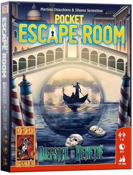 999Games Pocket Escape Room - Diefstal In VenetiÃ« - Titanium