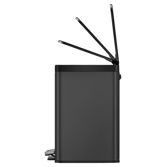 Eko Essential Recycler Pedaalemmer Afvalscheider - 2 X 15l - - Zwart