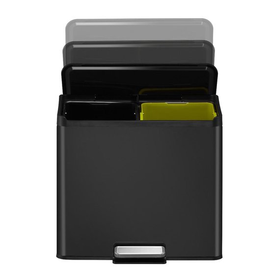 Eko Essential Recycler Pedaalemmer Afvalscheider - 2 X 15l - - Zwart