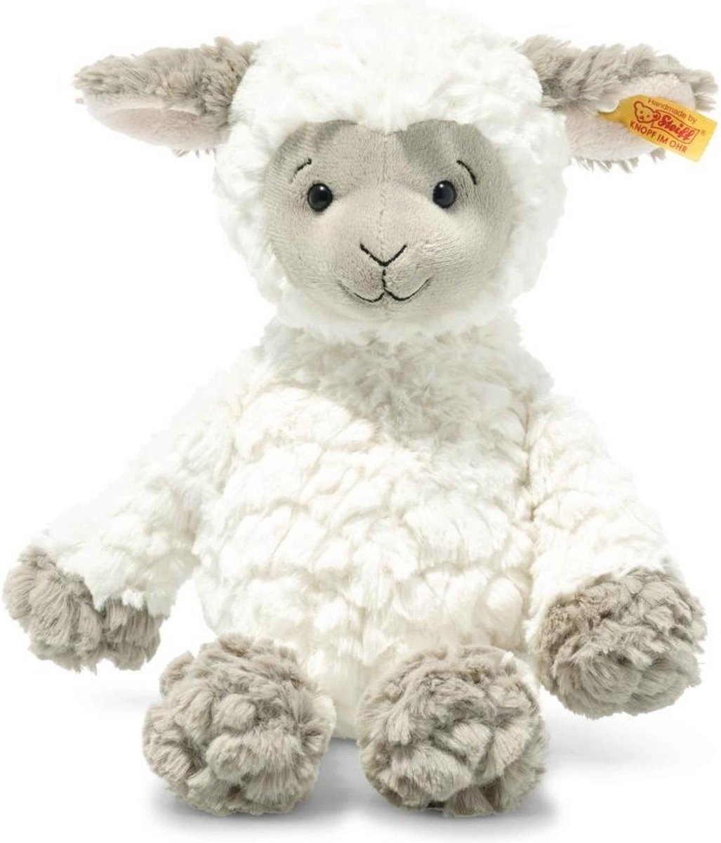 Steiff Soft Cuddly Friends Lita Lamb, White/taupe - 30cm