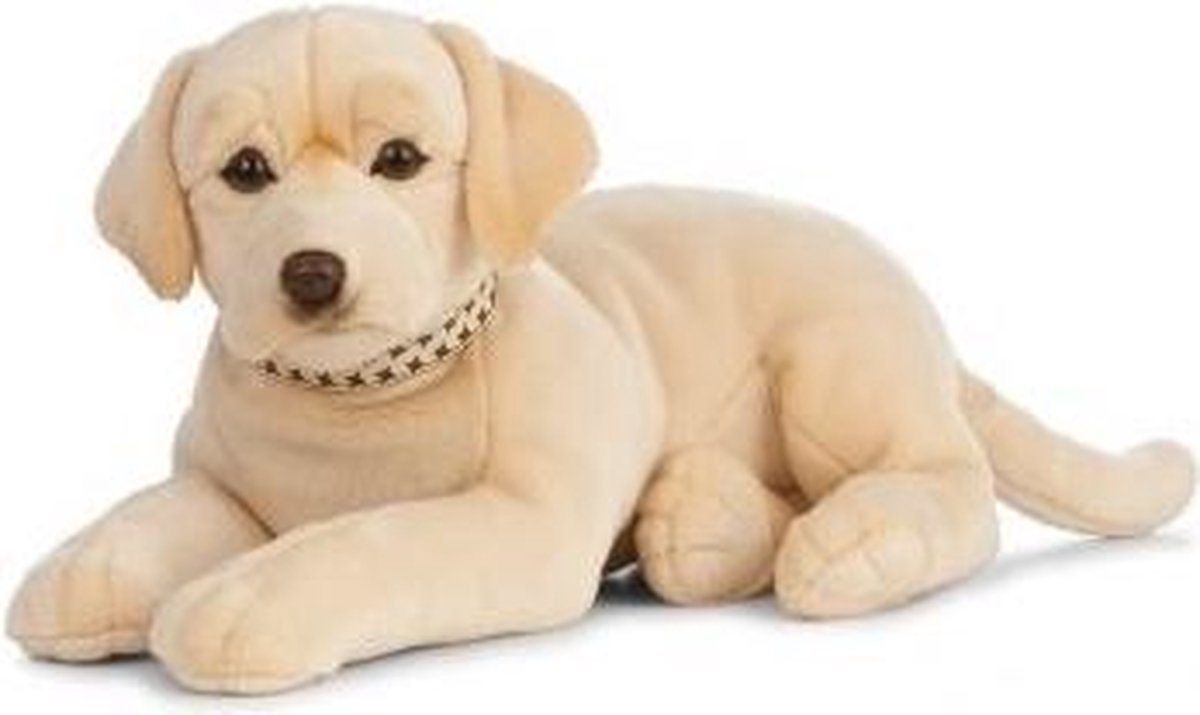 Living Nature Giant Labrador Knuffel Groot Blond, 60 Cm