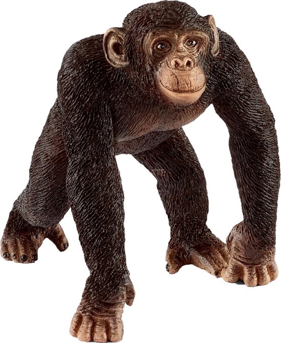 Schleich Mannelijke Chimpansee 14817 - Bruin