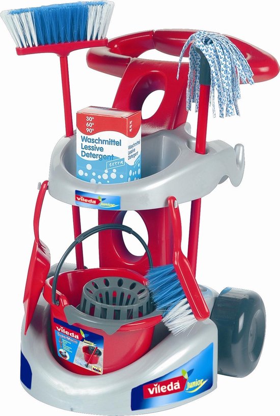 Vileda Speelgoed Schoonmaakkar Met Accessoires 7-delig