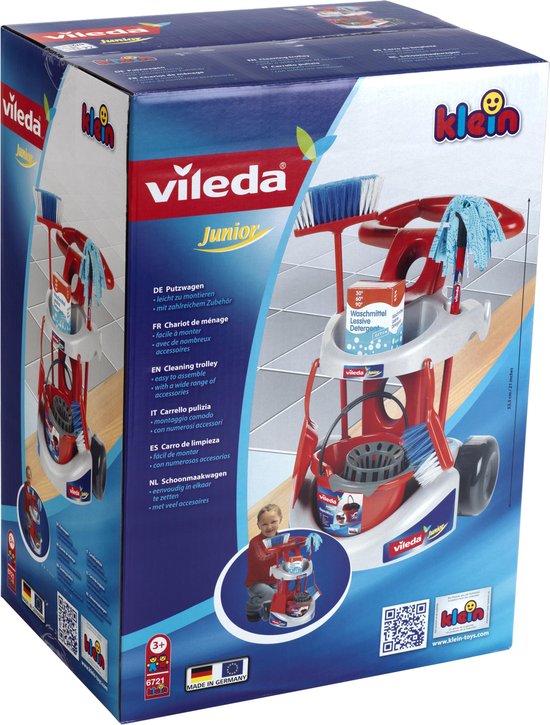 Vileda Speelgoed Schoonmaakkar Met Accessoires 7-delig
