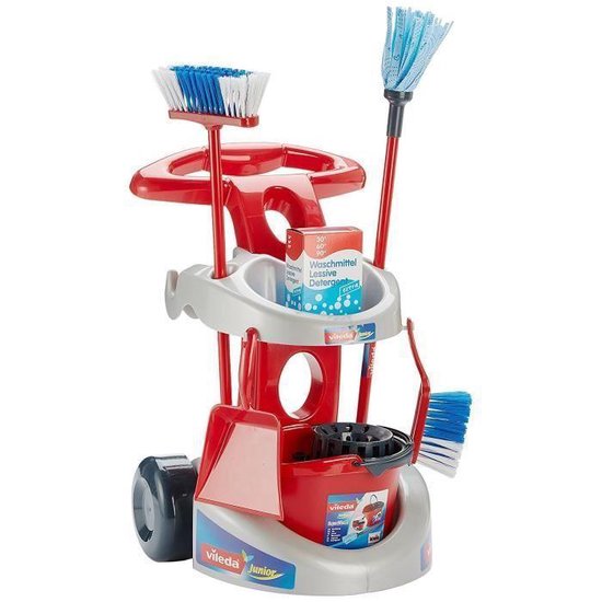 Vileda Speelgoed Schoonmaakkar Met Accessoires 7-delig