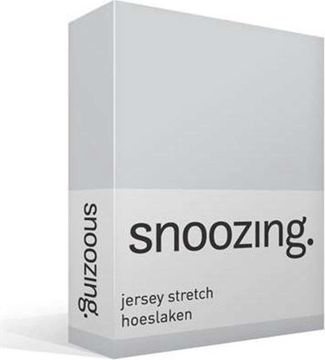 Snoozing Jersey Stretch - Hoeslaken - 120/130x200/220/210 - - Grijs