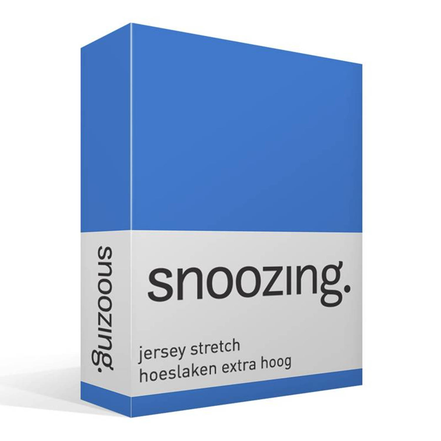 Snoozing Stretch - Hoeslaken - Extra Hoog - 90/100x200/220/210 - Meermin - Blauw