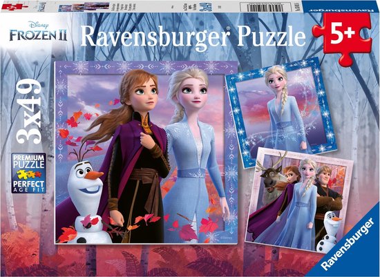 Ravensburger Disney Frozen 2 - Drie Puzzels