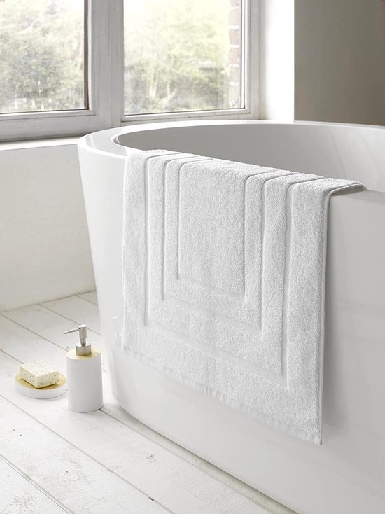 De Witte Lietaer Dete Lietaer Pacifique Badmat - 100% Katoen - Badmat (50x75 Cm) - White - Wit