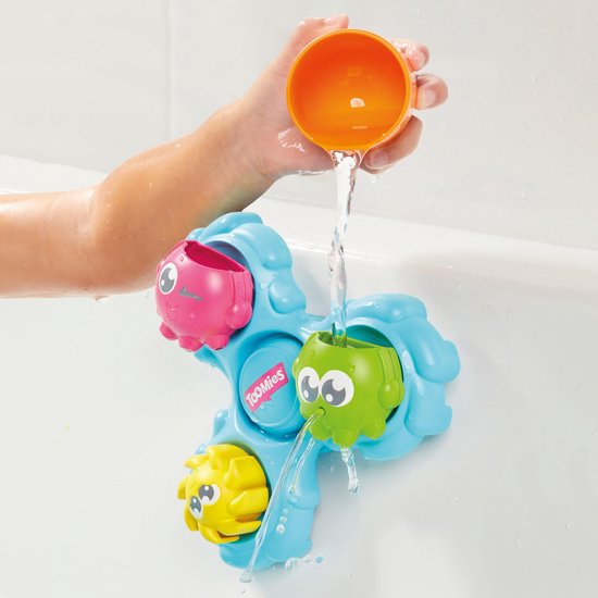 Tomy Badspeelgoed Spin & Splash Junior 21 Cm - Blauw