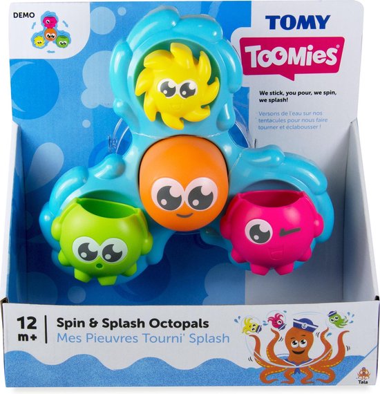 Tomy Badspeelgoed Spin & Splash Junior 21 Cm - Blauw