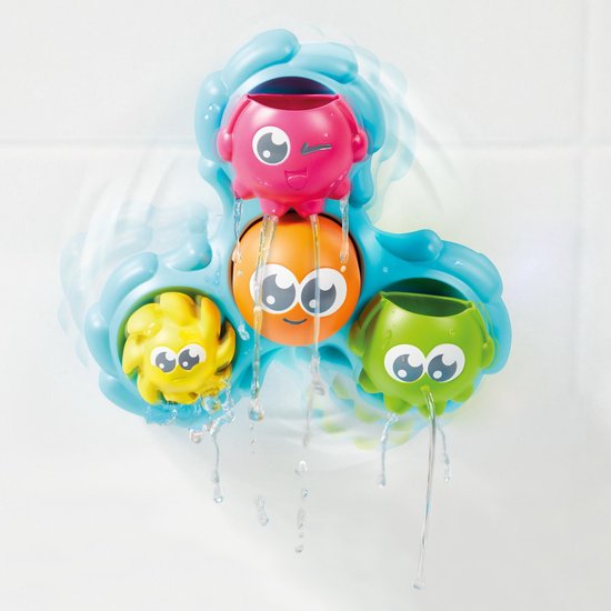 Tomy Badspeelgoed Spin & Splash Junior 21 Cm - Blauw