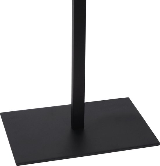 Lucide Magius Vloerlamp Rotan E27/40w H160 Zwart/natuurkl - Bruin