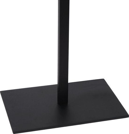 Lucide Magius Vloerlamp Rotan E27/40w H160 Zwart/natuurkl - Bruin