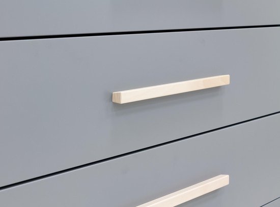 Bopita Fenna Commode Met 3 Laden - Grey/natural
