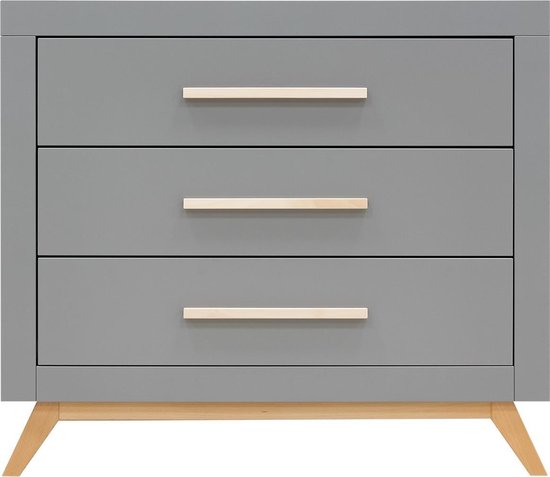 Bopita Fenna Commode Met 3 Laden - Grey/natural