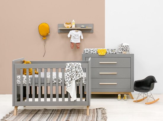 Bopita Fenna Commode Met 3 Laden - Grey/natural