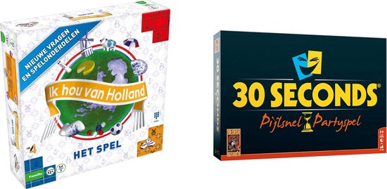 Hasbro Spellenbundel - Bordspellen - 2 Stuks - Ik Hou Van Holland & 30 Seconds