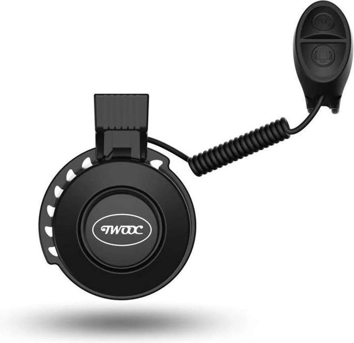 Mirage Fietshoorn T-002 80/90db 6,5 Cm Abs/pc 2-delig - Zwart