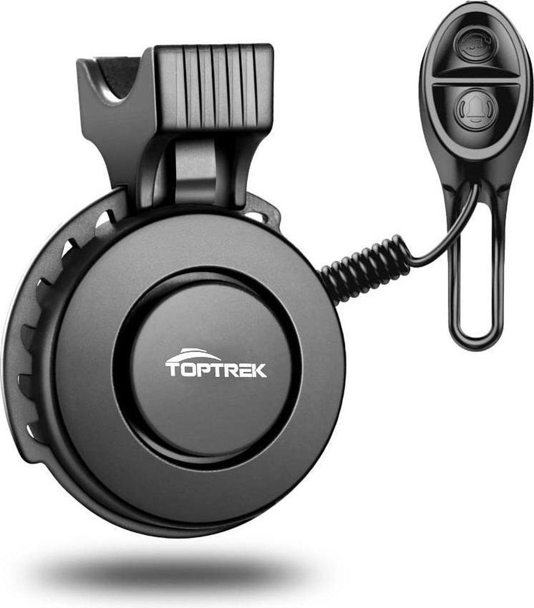 Mirage Fietshoorn T-002 80/90db 6,5 Cm Abs/pc 2-delig - Zwart