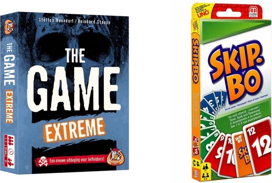 Mattel Spellenbundel - Kaartspel - 2 Stuks - The Game Extreme & Skip-bo