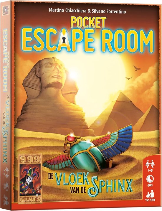 999Games Kaartspel Pocket Escape Room: De Vloek Van De Sphinx