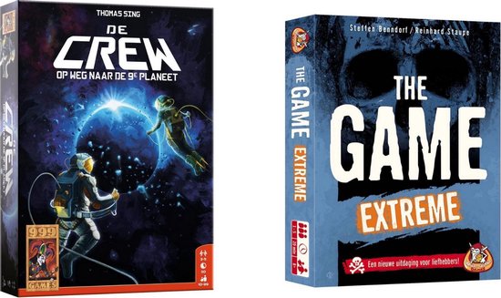 999Games Spellenbundel - Kaartspellen - 2 Stuks - De Crew & The Game Extreme