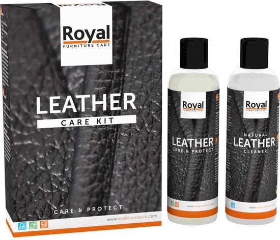 Furniture Care Leather Care & Protect Set - 2x150 Ml - Oranje