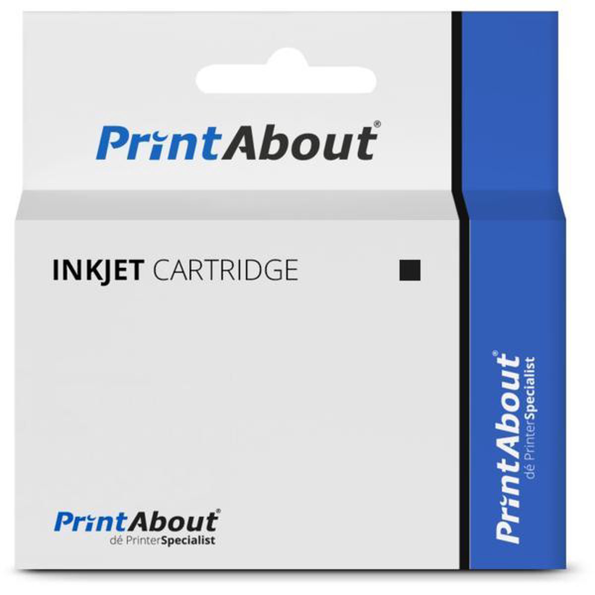 PrintAbout Huismerk Canon BCI-3eBK Inktcartridge - Zwart