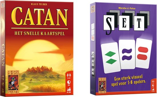 999Games Spellenbundel - Kaartspel - 2 Stuks - Catan: Het Snelle Kaartspel & Set!