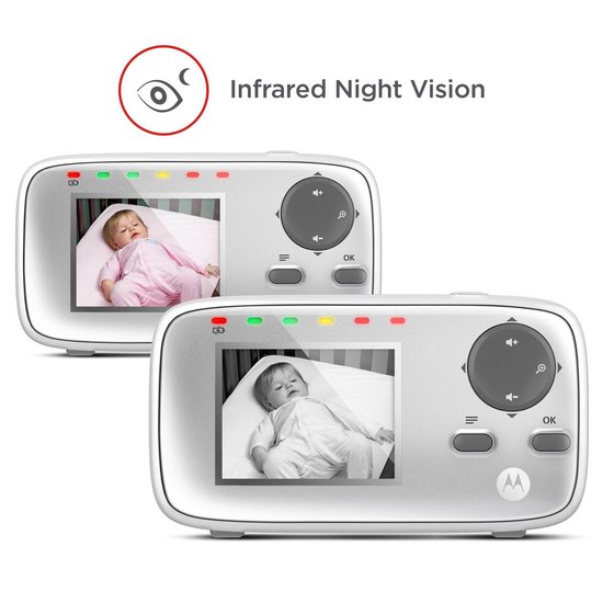 Motorola Digitale Video Babyfoon Mbp482 - Wit