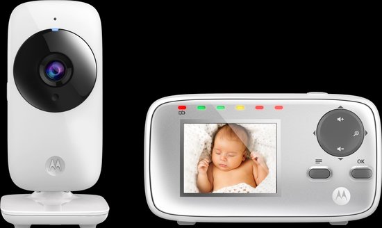 Motorola Digitale Video Babyfoon Mbp482 - Blanco