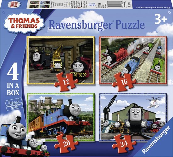 Ravensburger Puzzel 4-in-1 Thomas & Friends - 12 + 16 + 20 + 24 Stukjes
