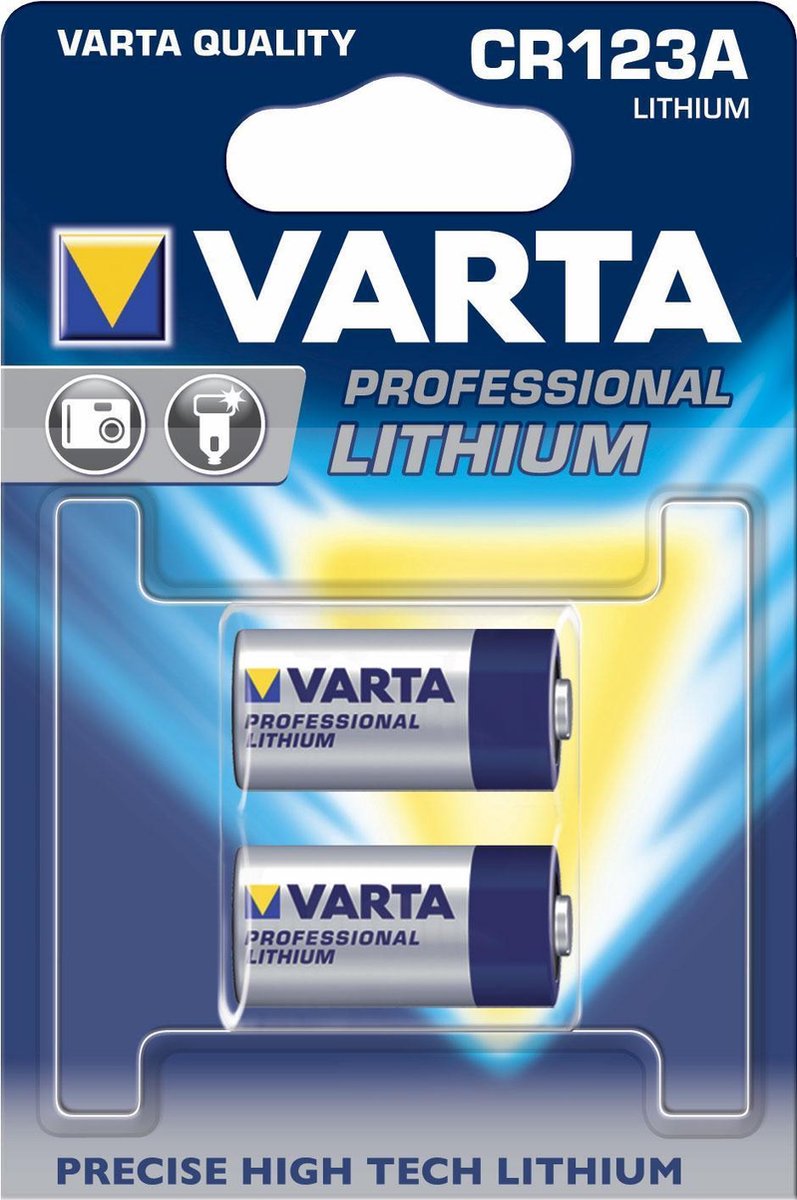 Varta Cr123a Fotobatterij 3 V 1600 Mah 2 Stuks