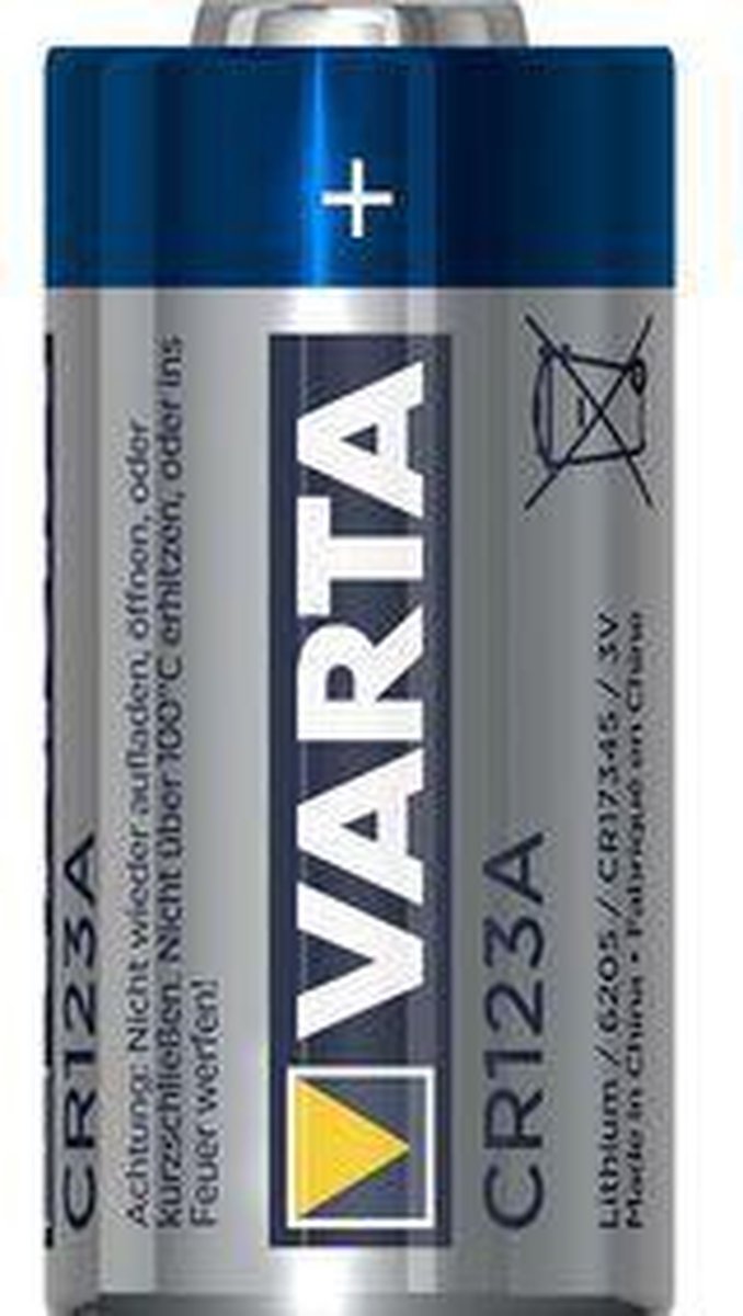 Varta Cr123a Fotobatterij 3 V 1600 Mah 2 Stuks