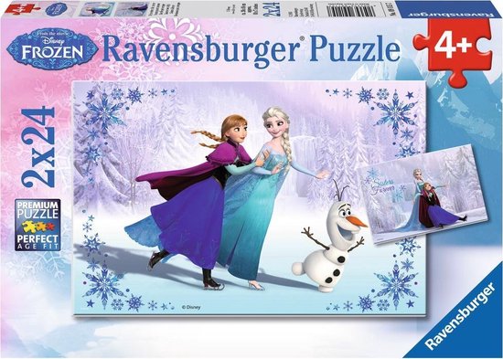 Ravensburger Puzzel Disney Frozen - 2 X 24 Stukjes