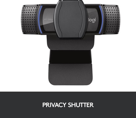 Logitech C920s Pro HD Webcam - Zwart